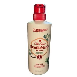 Old Spice Gentle Man's Blend Eucalyptus & Coconut Oil Body Face Wash 16.9 oz x2